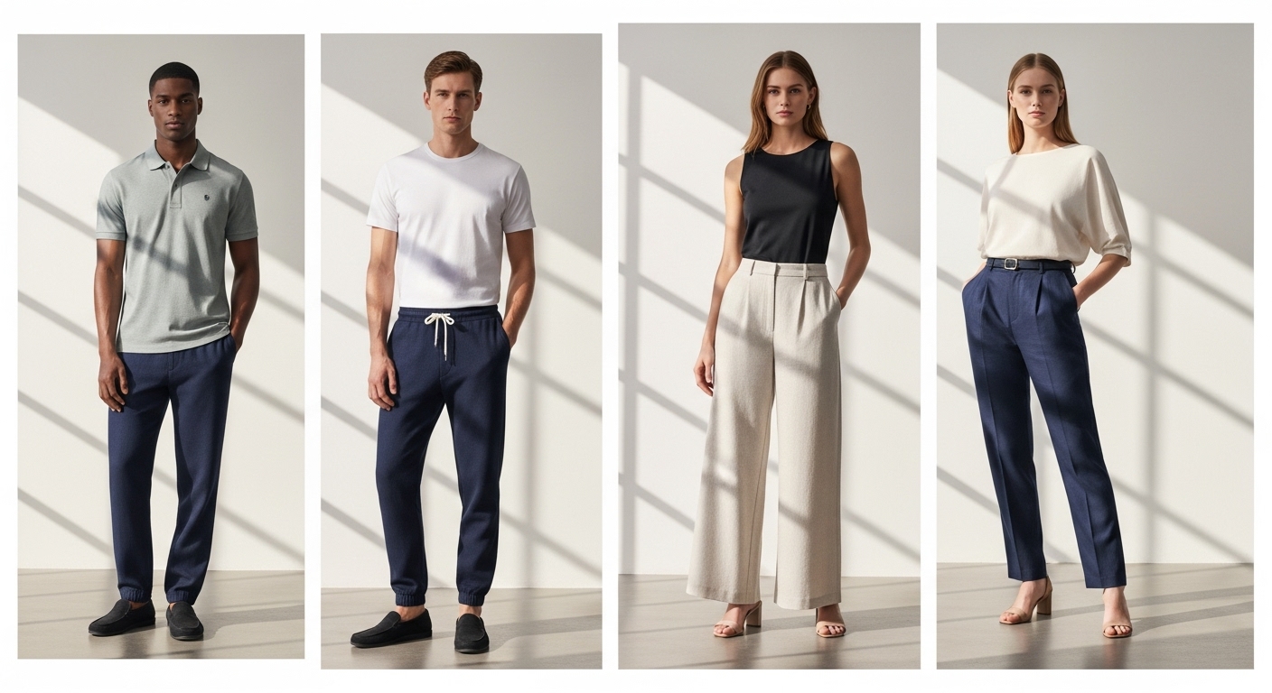 palazzos, enterizos, vestidos